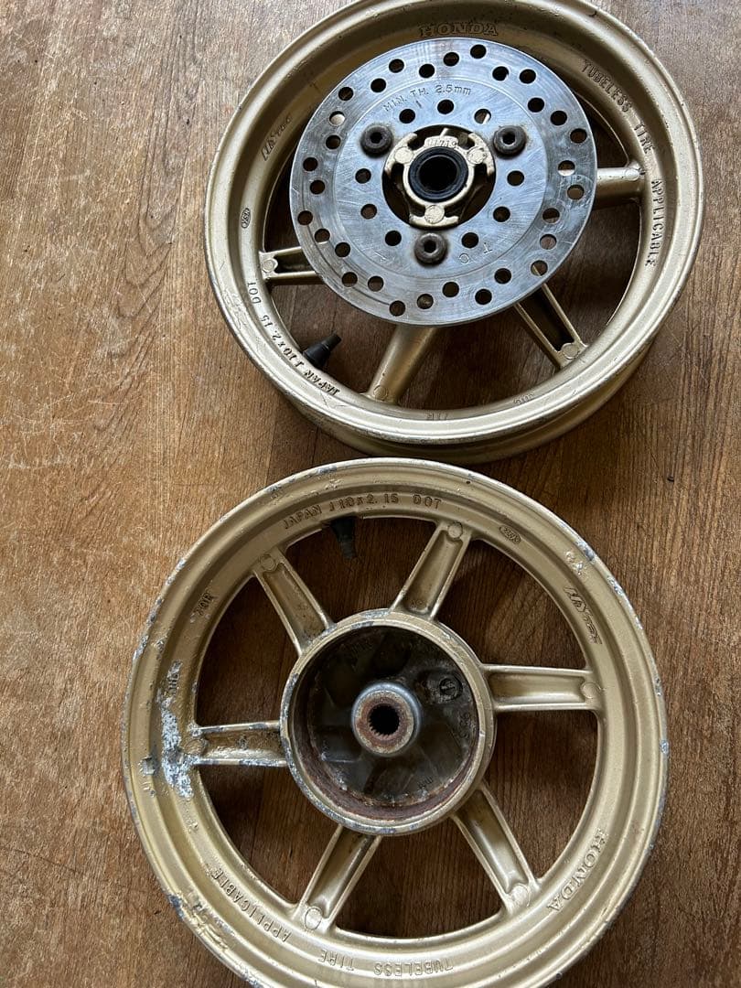 N*様 HONDA ライブディオZX フロントフォーク&ブレーキ&前後ホイール