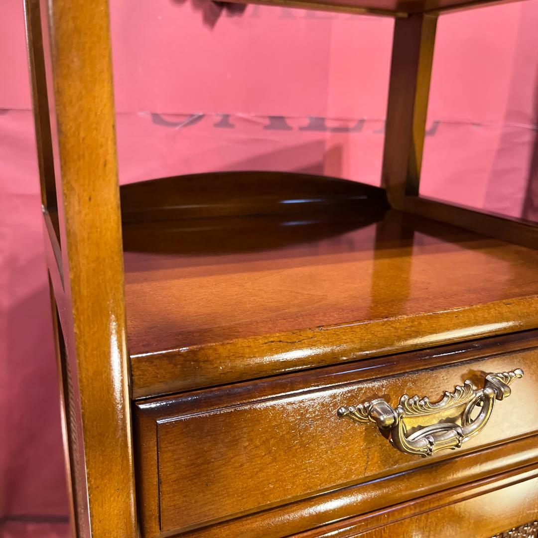 オールド　カリモク　クラシック　木製ラック