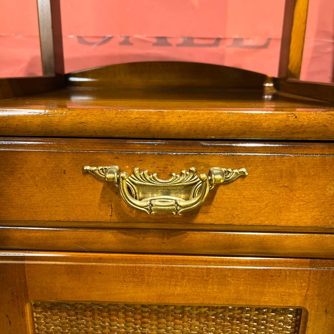 オールド　カリモク　クラシック　木製ラック