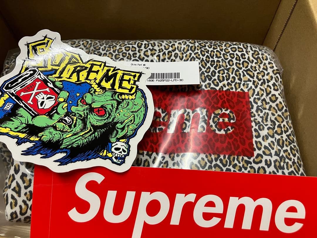 Supreme 25FW Chino Pant レオパード 30 チノパン 豹柄