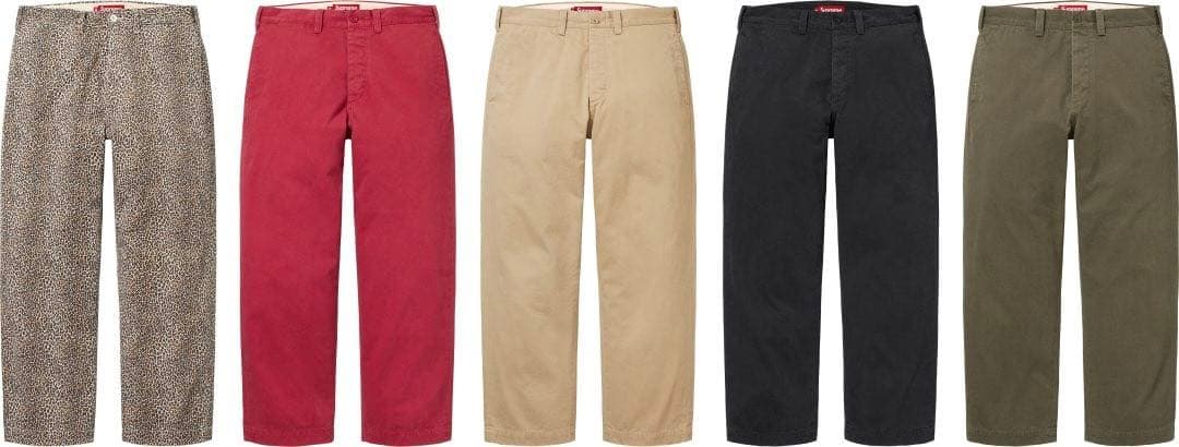 Supreme 25FW Chino Pant レオパード 30 チノパン 豹柄