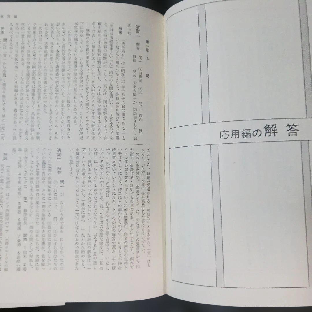 研数書院 技法解明 現代国語 二色刷 絶版 希少 昭和52