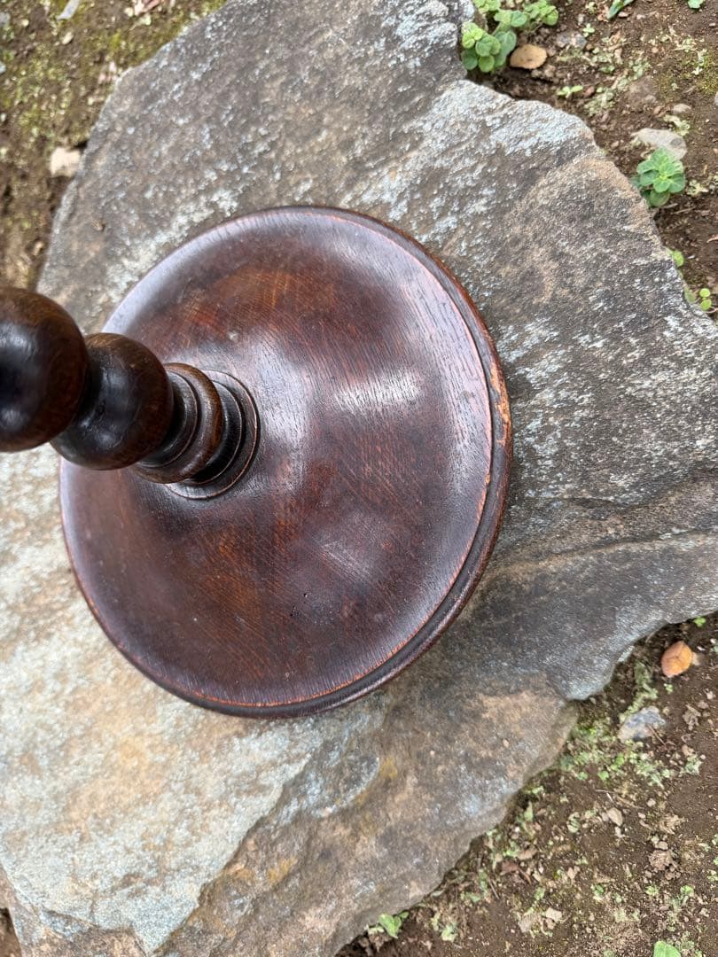 木製灰皿スタンド 昭和レトロ