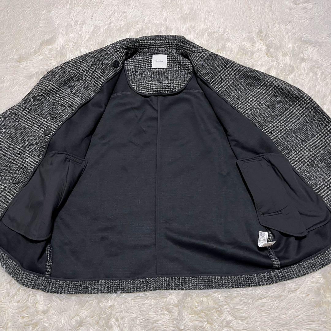 【極美品】Spick & Span Wスライバーチェックハーフコート　38