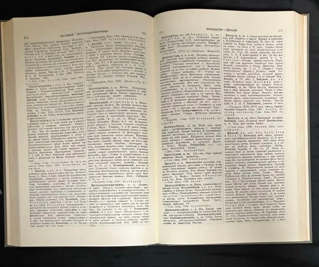現代ロシア語標準語辞典　全17巻揃い　古書　1950年 - 1965年刊