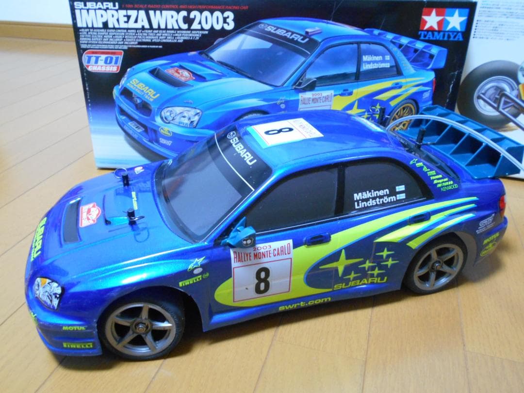 【引取限定】 ラジコン　タミヤ インプレッサ＆ホーネット 画像全部フルセット