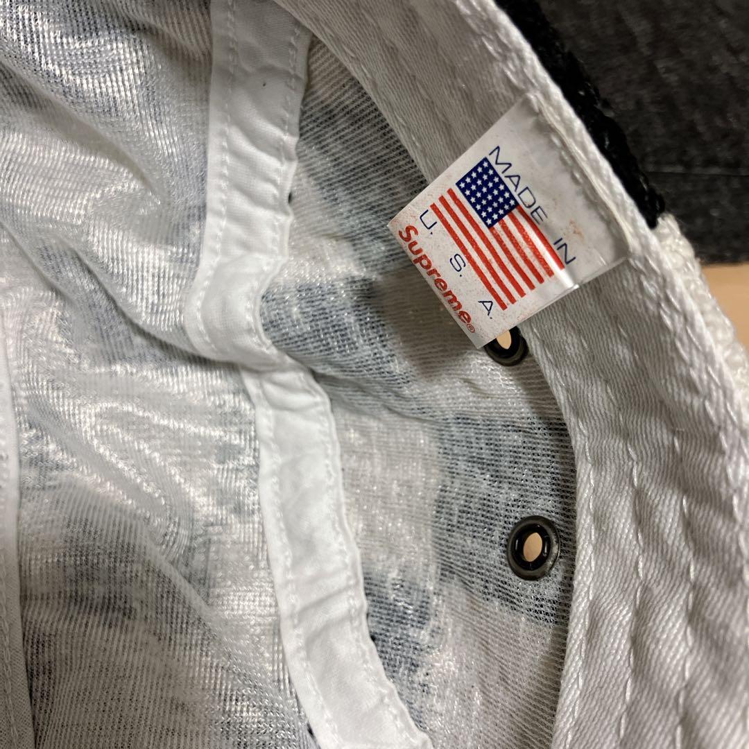 Supreme Checkerboard Camp Cap キャンプキャップ 黒