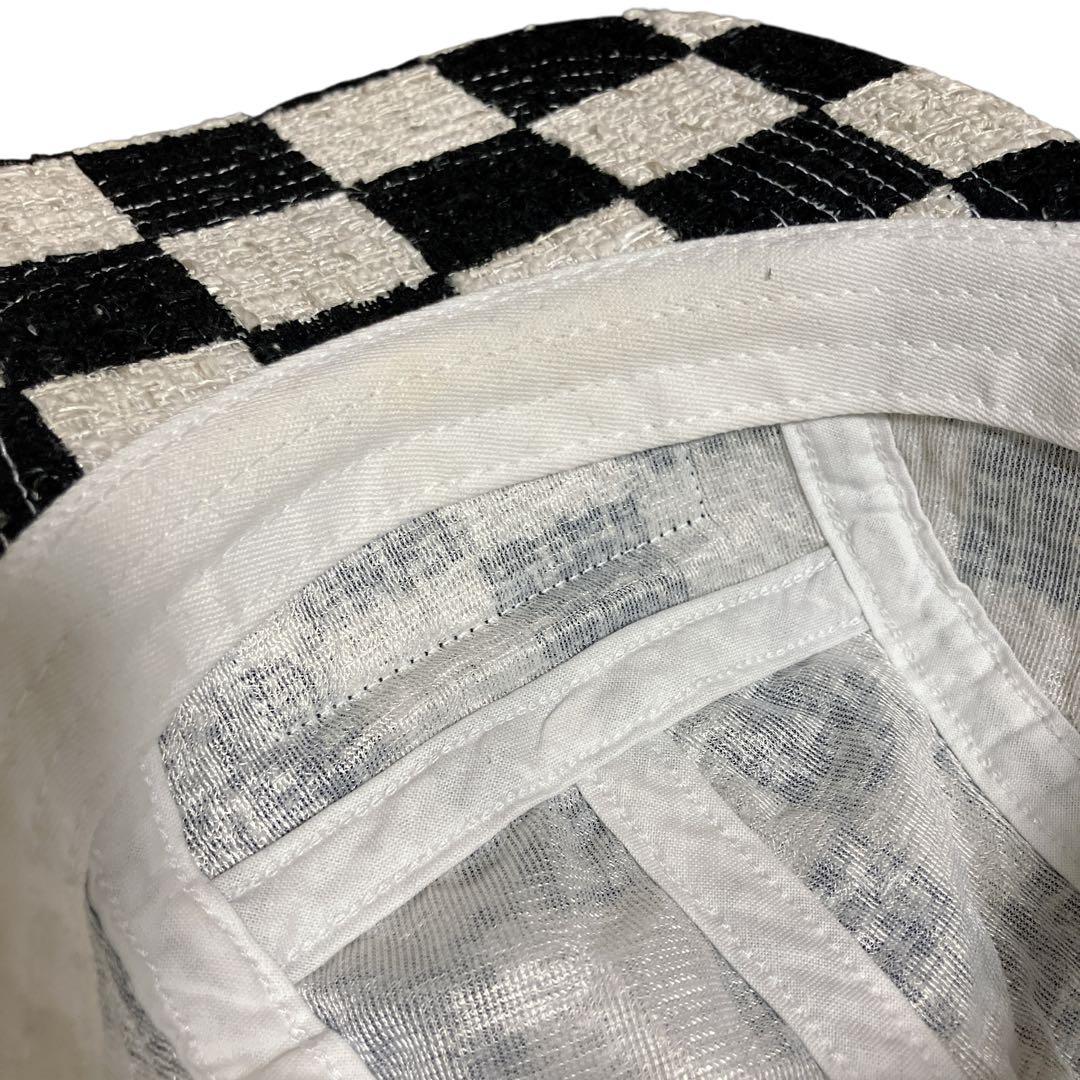 Supreme Checkerboard Camp Cap キャンプキャップ 黒