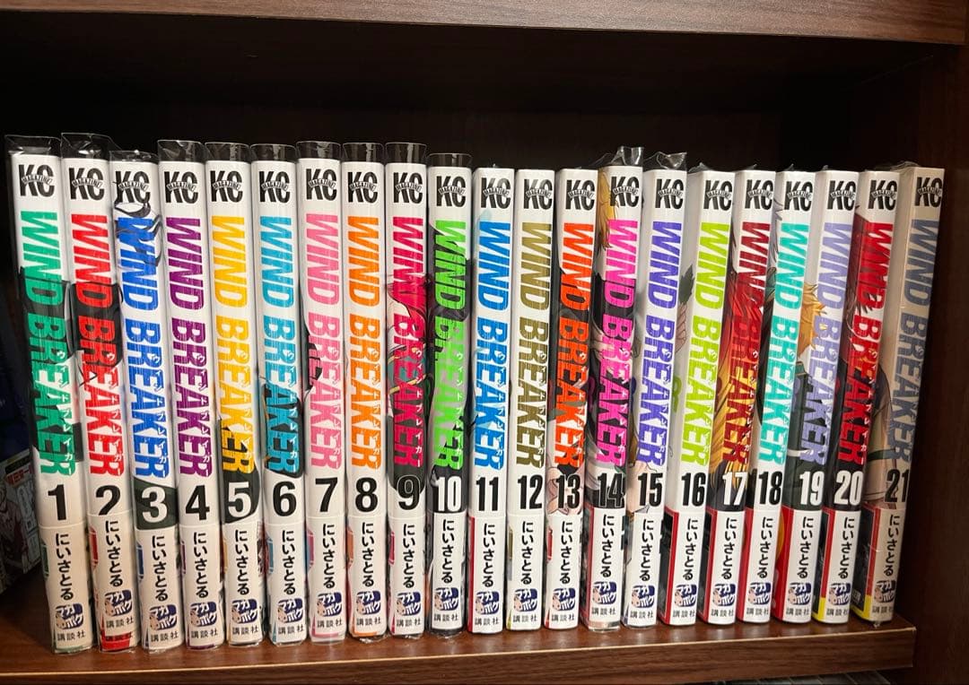 【全巻初版】WIND BREAKER ウィンブレ　全21巻 + 全種特典カード