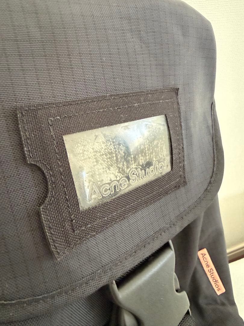 Acne Studios バックパック リュック ブラック ナイロン