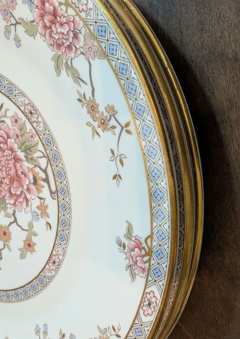 ロイヤルドルトン　カントン　ディナープレート27㎝プレート♡3枚