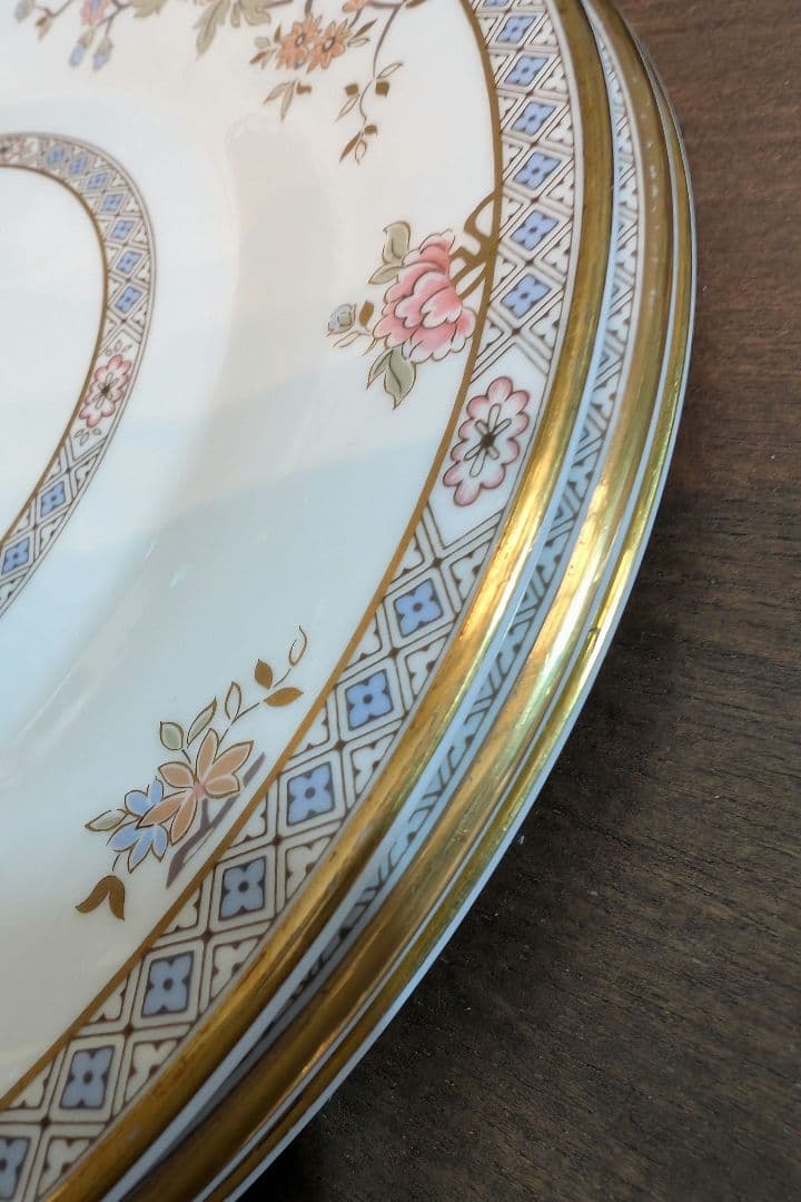 ロイヤルドルトン　カントン　ディナープレート27㎝プレート♡3枚