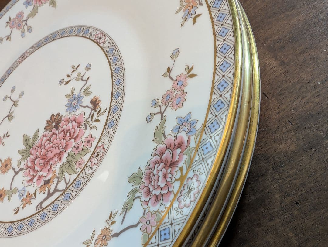 ロイヤルドルトン　カントン　ディナープレート27㎝プレート♡3枚