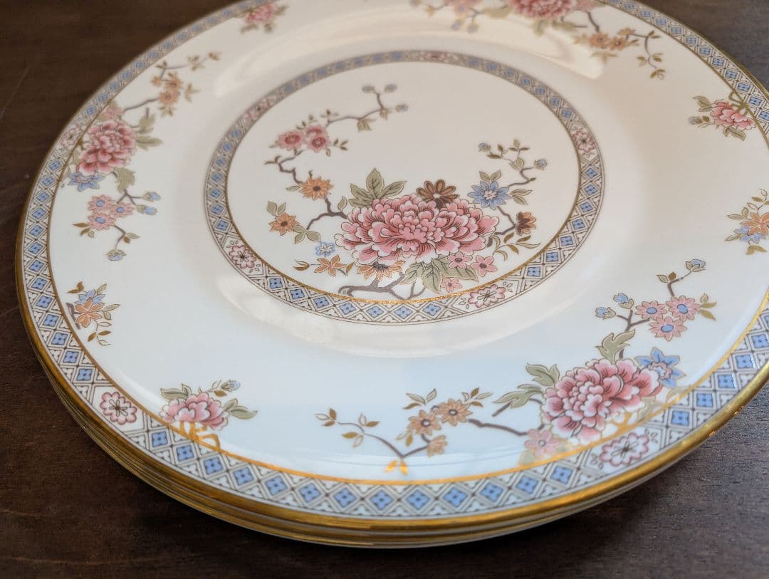 ロイヤルドルトン　カントン　ディナープレート27㎝プレート♡3枚