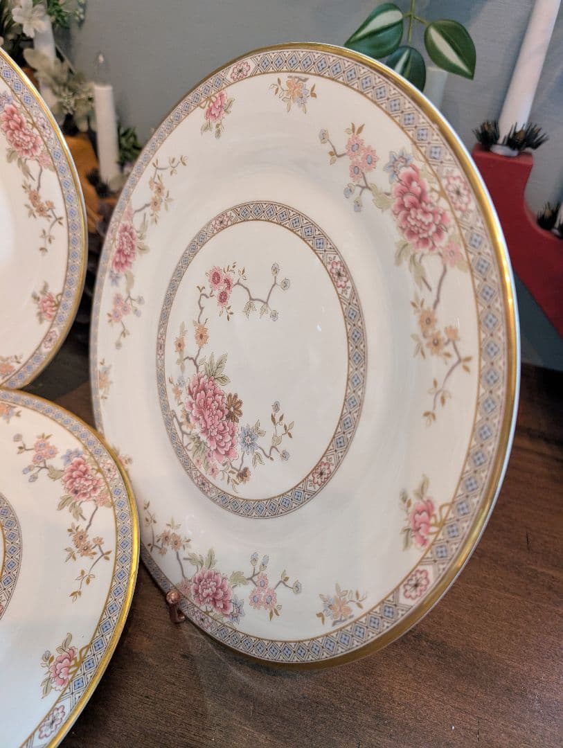 ロイヤルドルトン　カントン　ディナープレート27㎝プレート♡3枚