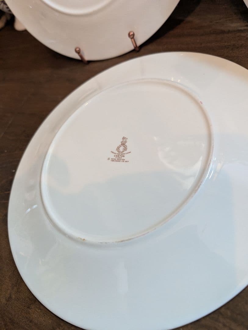 ロイヤルドルトン　カントン　ディナープレート27㎝プレート♡3枚