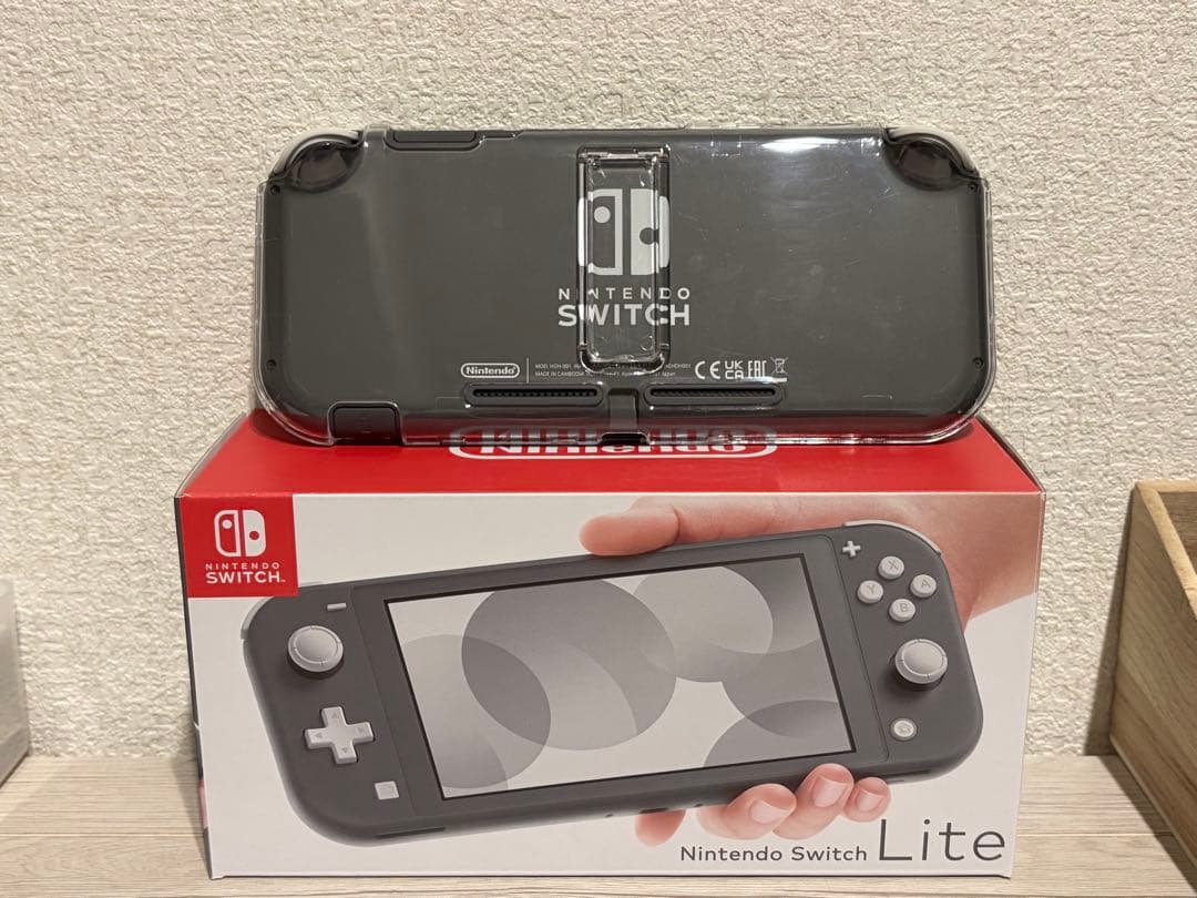 Nintendo Switch Lite グレー 本体　使用数回