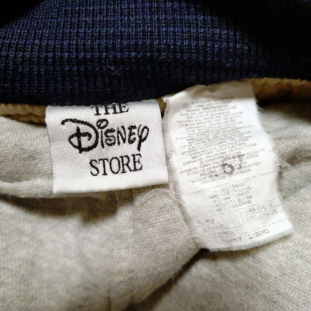ディズニーストア プー デニムジャケット スタジャン 刺繍 キルティング フード