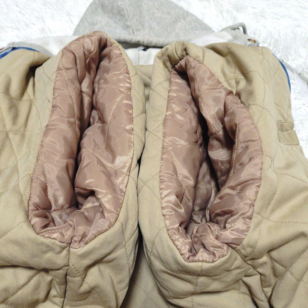 ディズニーストア プー デニムジャケット スタジャン 刺繍 キルティング フード