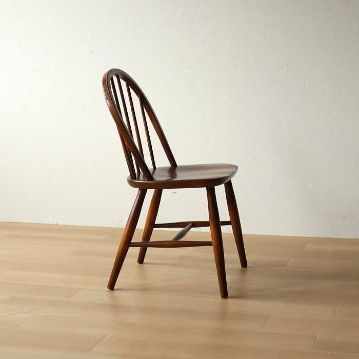 アンティーク 飛騨産業 キツツキ ウィンザーチェア ブナ材 無垢材③