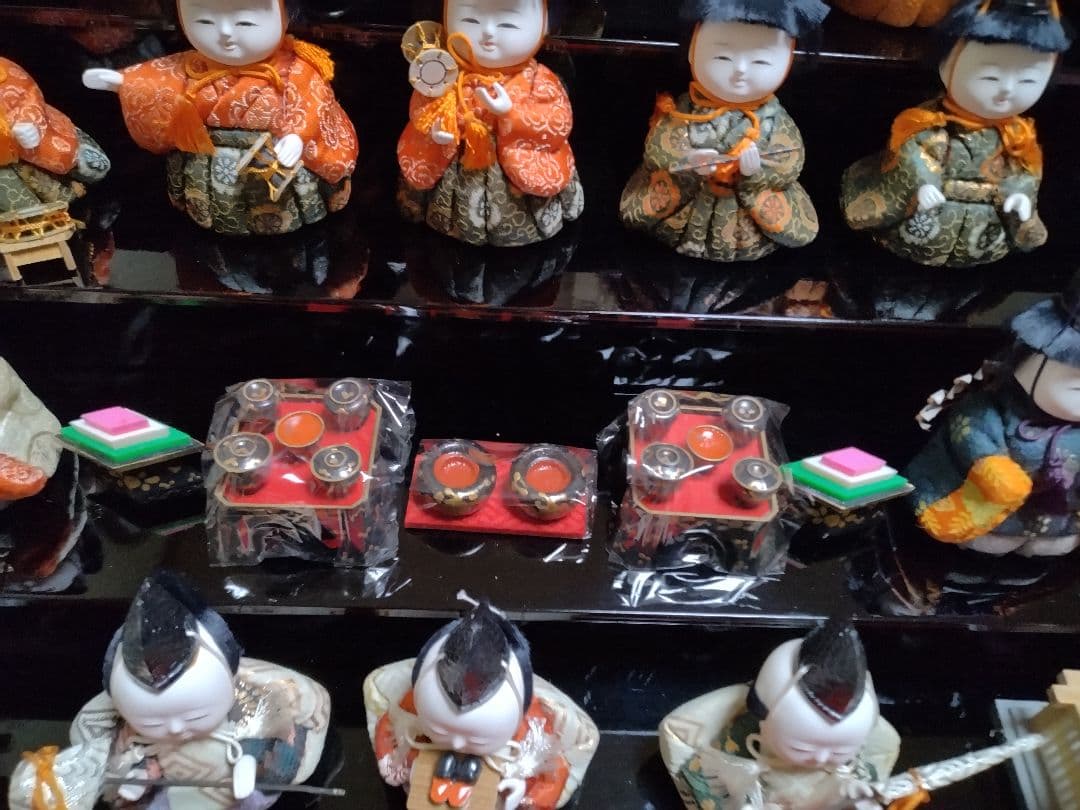 木目込みミニ雛人形