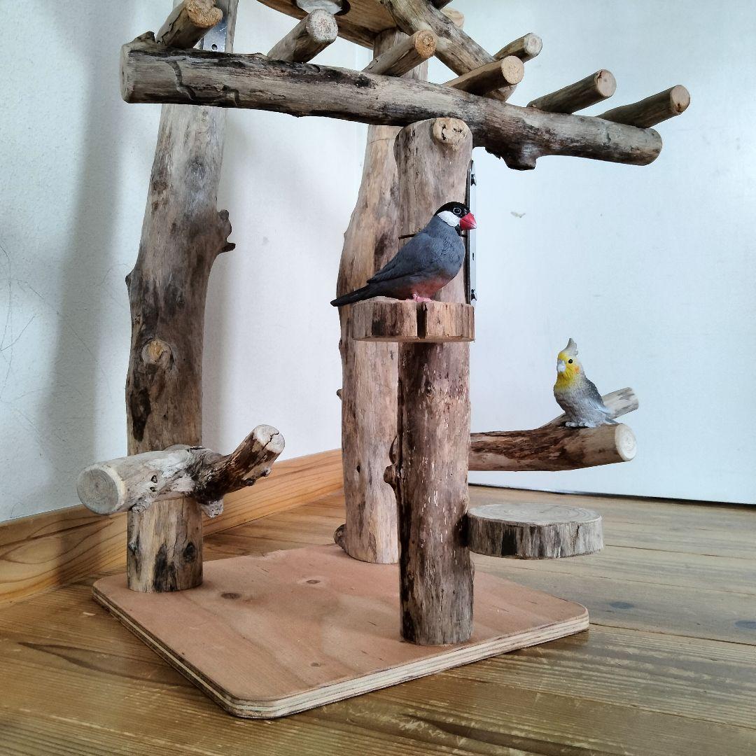KURIONE SHOP バードアスレチックジム 自然木 流木 止まり木