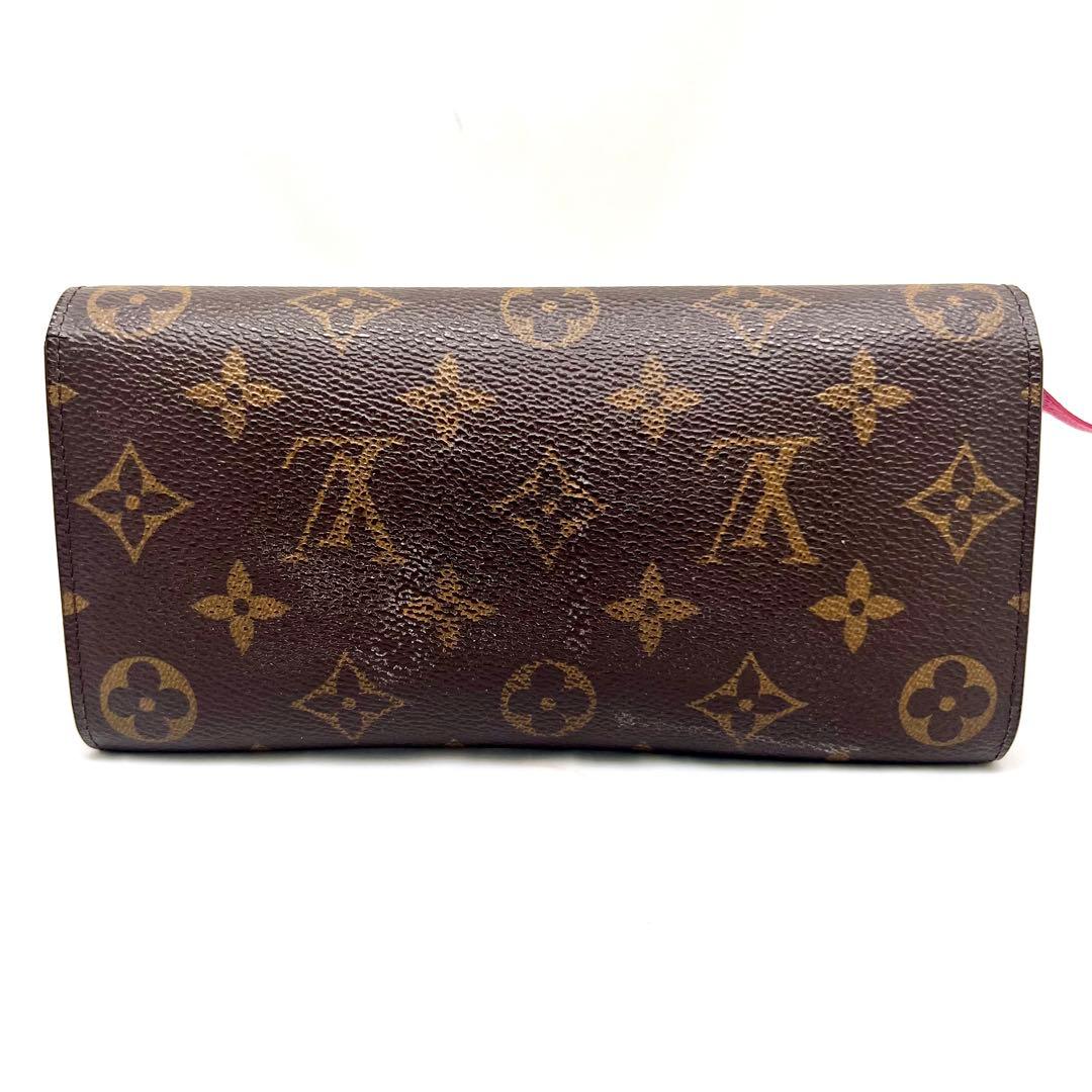 ルイヴィトン モノグラム ポルトフォイユ エミリー ホットピンクM41943