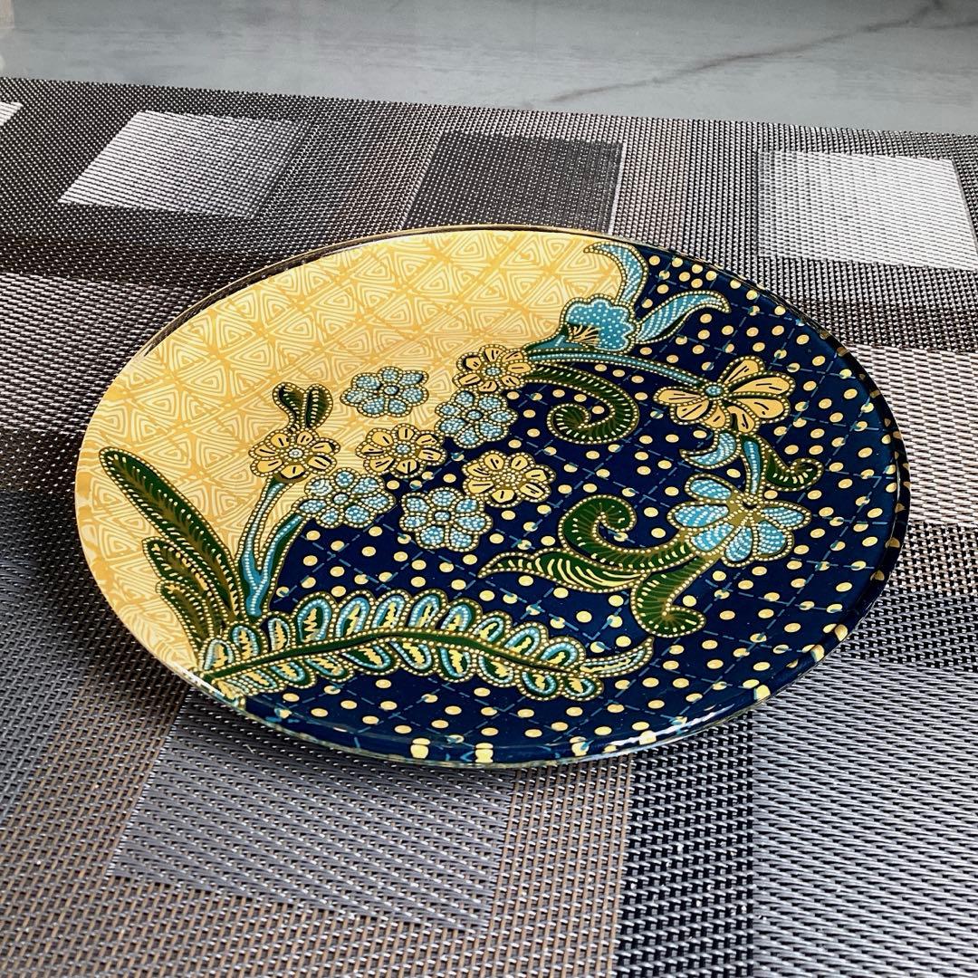 Briliant Glassware 『Batik』 ガラス　中皿　3枚