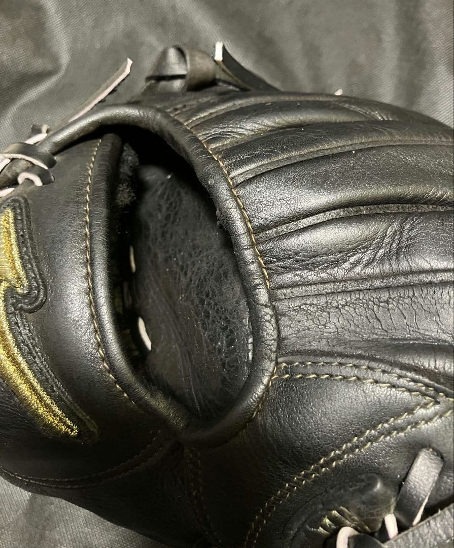 【2/13まで】ミズノプロ 硬式 内野 グローブ グラブ 黒 高校野球対応
