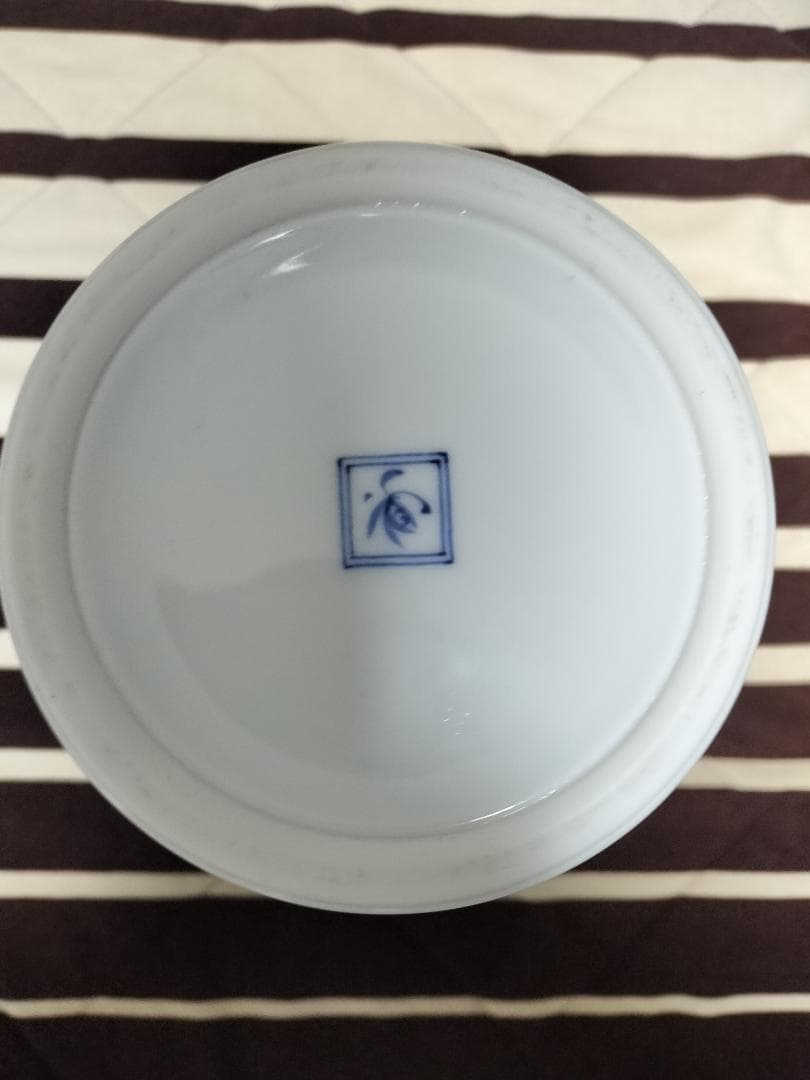 香蘭社 染錦模様 花瓶 老松文 金彩