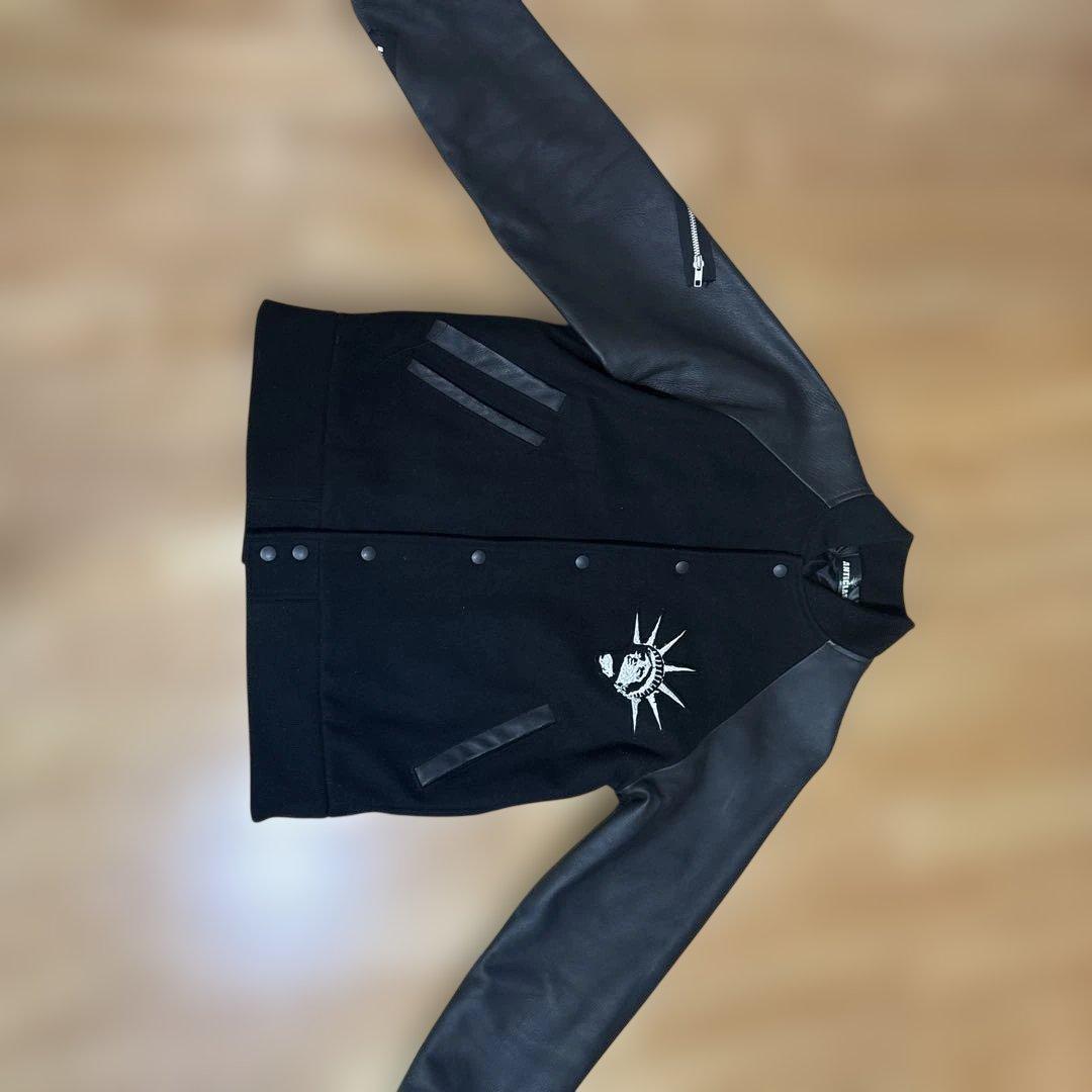 ANTICLASS ウール レザージャケット スタジャン Mサイズ