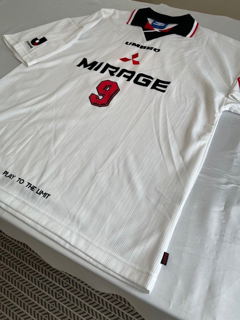 【美品 貴重】1997年 浦和レッズ アウェイ ユニフォーム NO.9サイズXL