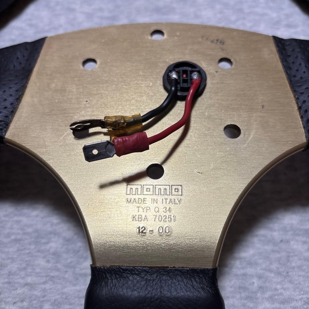 希少　momo COMMANDO φ34 D-TYPEゴールド レアカラー正規品