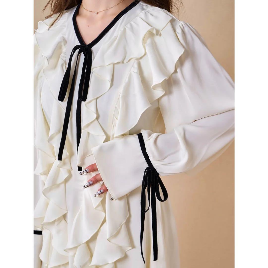 Darich ダブルフリルミニワンピース