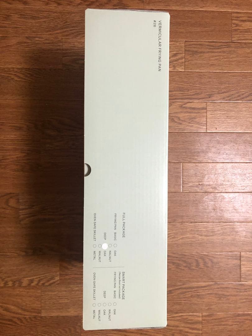 バーミキュラー　新品 鋳鉄製フライパン DEEP OAK 26cm 説明書付き