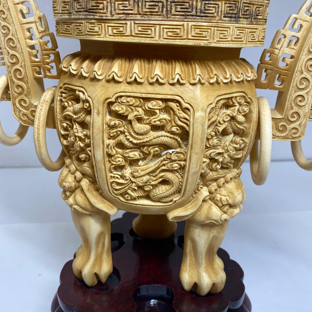 極上　特大　香炉　2514g 高さ約35㎝トカコ　東さ8-0208☆2F