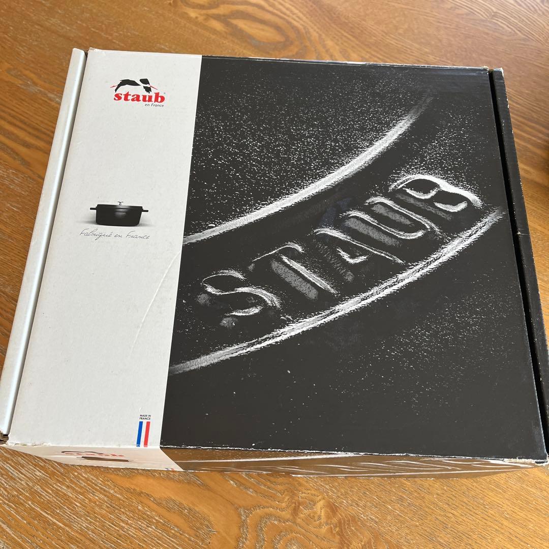 STAUB ストウブ　シャロー　￼ココット　ラウンド　リネン　26cm