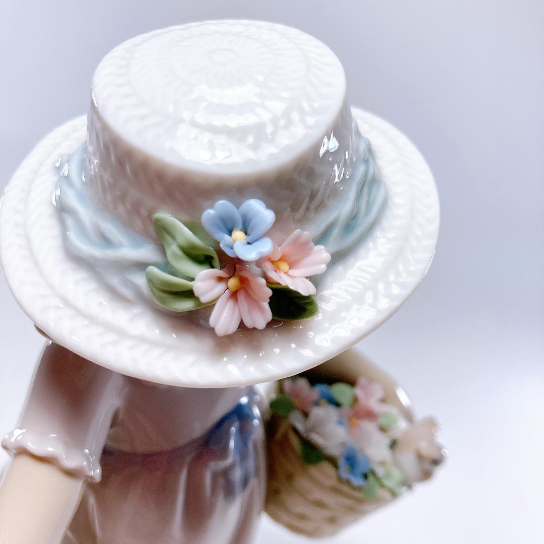 リヤドロ LIADRO 可愛いお友達 少女・小鳥・花・バスケット　|2617|