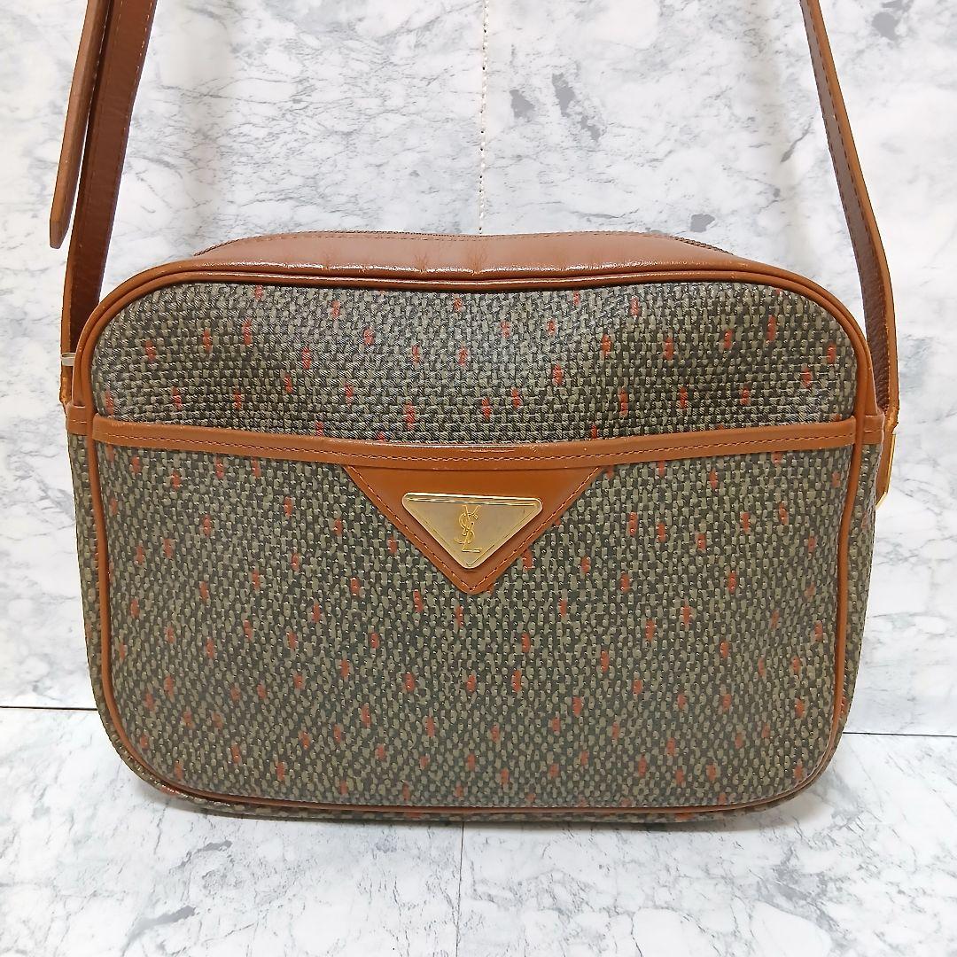 【美品】Yves Saint Laurent ミニショルダーバッグ ヴィンテージ