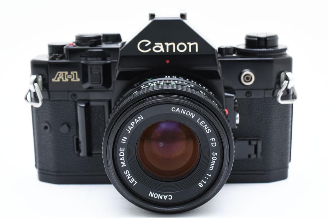 フィルムカメラ Canon A-1 Black + New FD 50mm f1.8