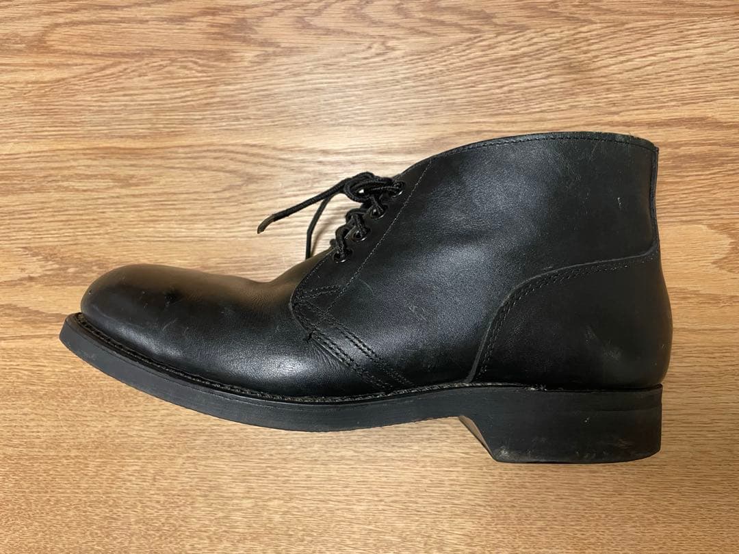 米軍　レザーチャッカブーツ　スチールトゥ　7W 1983/75 セーフティ80s