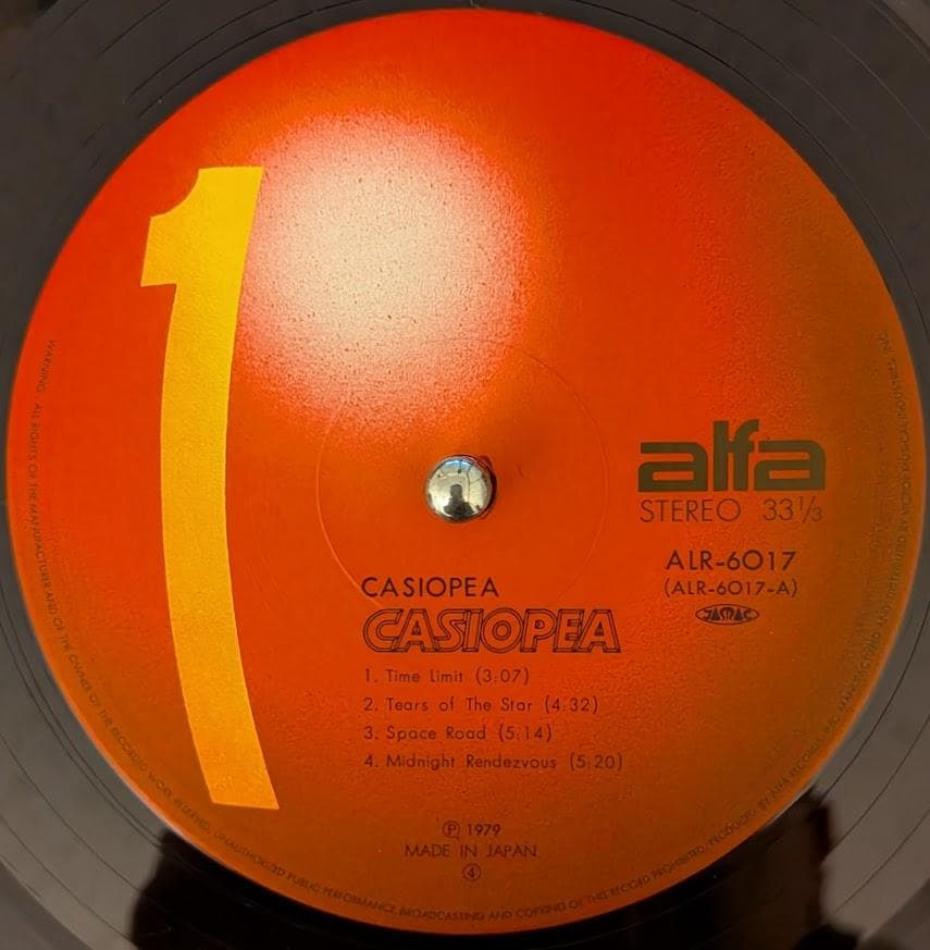 美品 帯付オリジナルLP カシオペア CASIOPEA 1STアルバム レコード