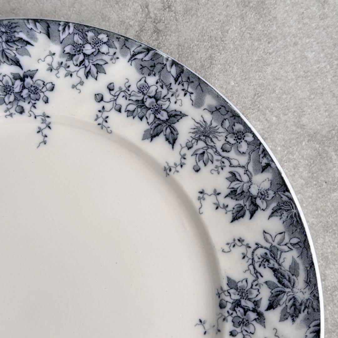 フランスアンティーク　エミールブルジョワ　イギリスアンティーク　平皿