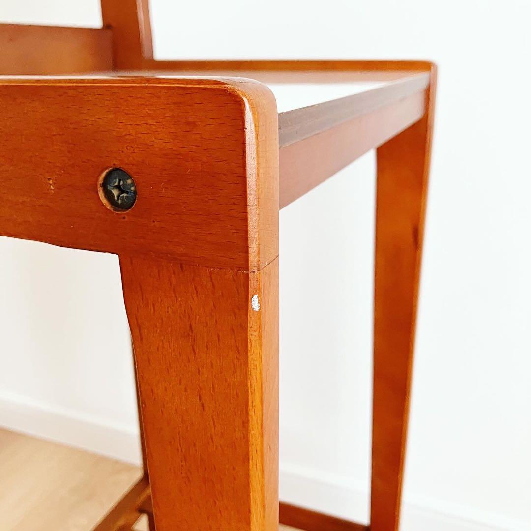 オールドカリモク　電話台　シェルフ　レトロ家具　古家具　ビンテージサイドテーブル