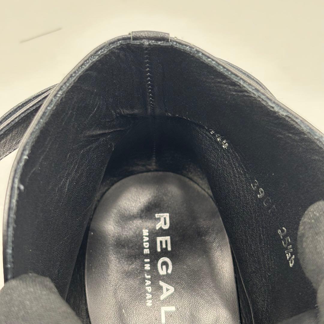 REGAL リーガル レザージョッパーブーツ 39GR 25 1/2 本革 黒