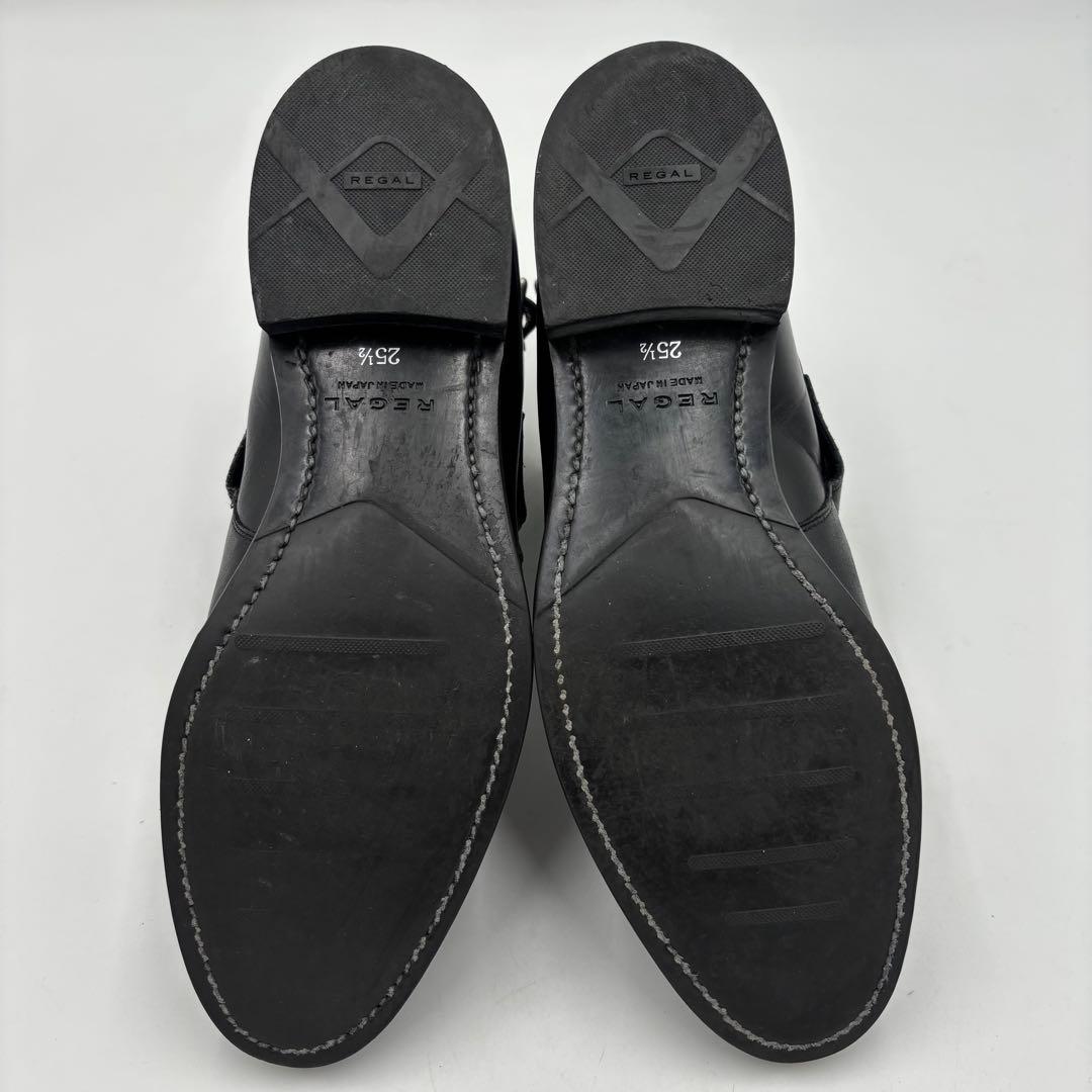 REGAL リーガル レザージョッパーブーツ 39GR 25 1/2 本革 黒