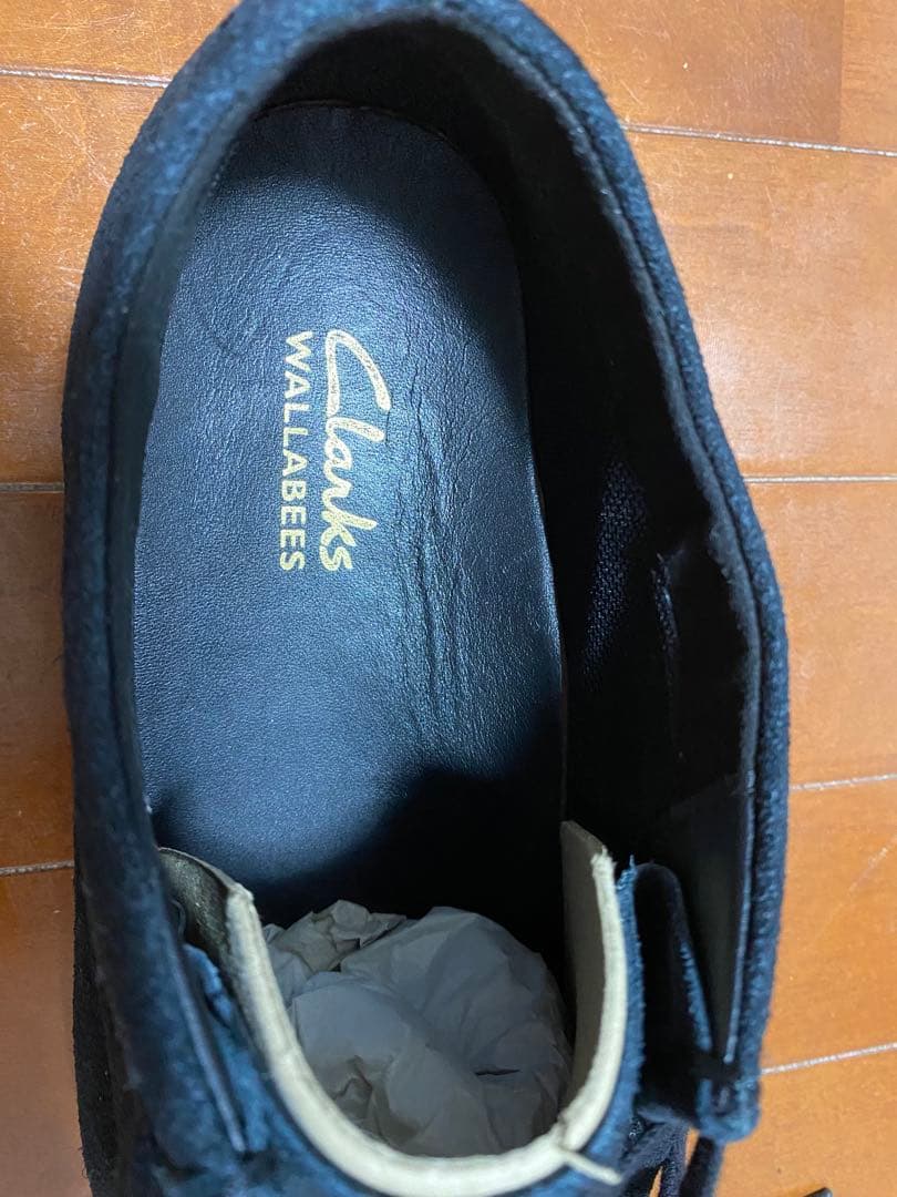 クラークスワラビーEVOウォータープルーフ ブラックUK7 1/2(25.5㎝)