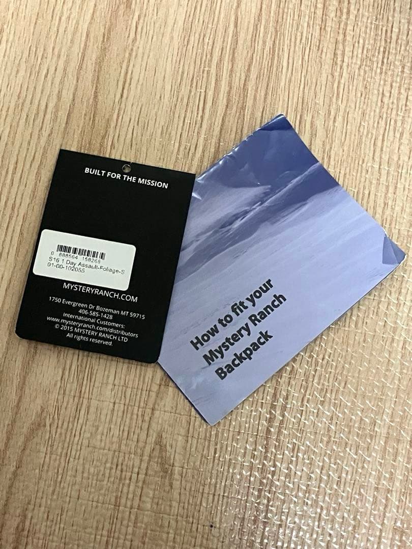 ミステリーランチ 1Dayアサルト 廃盤 USA製 フォリッジ バックパック