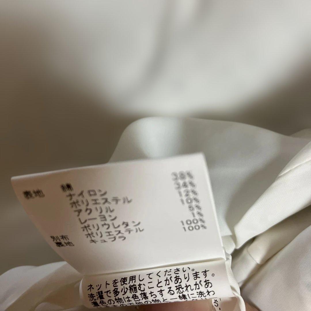 ☆美品[ANAYI ]ミックスツィードノーカラー　ジャケット　サイズ38