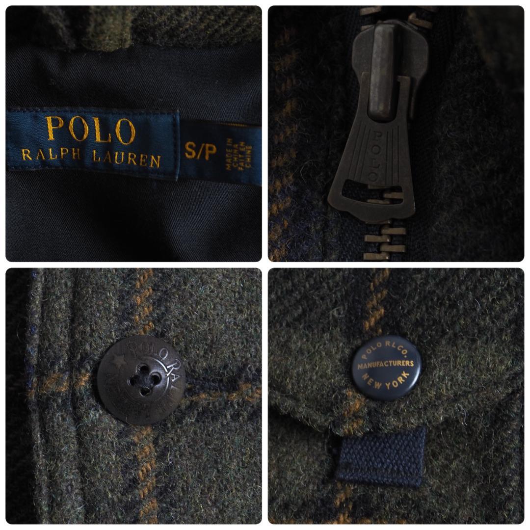 ラルフローレン　ウールジャケット　カバーオール　チェック柄　美品